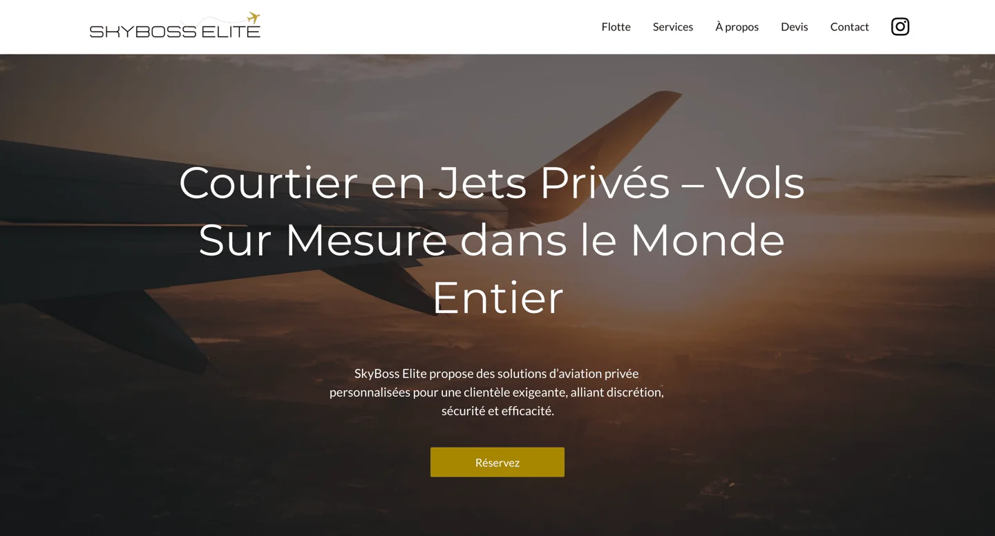 Skyboss Elite website